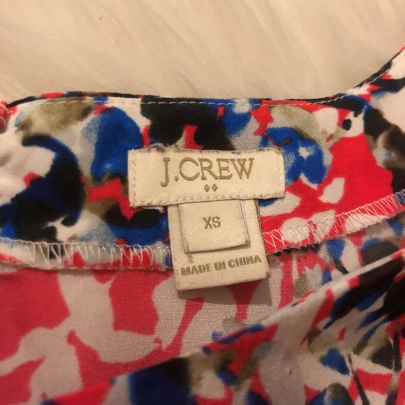 j crew floral blouse - Picture 2 of 6
